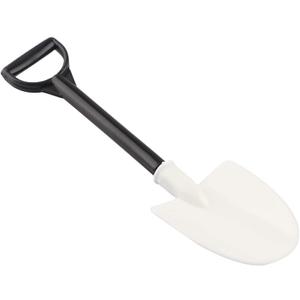 100pcs Disposable Plastic Shovel Shape Spoon Ice Cream Spoon Cute Dessert Stick Party Cutlery Plastic Potted Shovel Shape