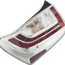 Rear Left Driver Tail Light Assembly w/Bulbs Compatible with Toyota Prius 2012 2013 2014 2015 1.8L Engine L4 Tail Lamp Replace TO2800189 8156147190