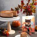 2 x Fancy Land Kids Thanksgiving Cards Cute Animal Fall Pumpkin Greeting Card with Envelopes for Autumn Holiday Supplies Party Favors 12Pcs