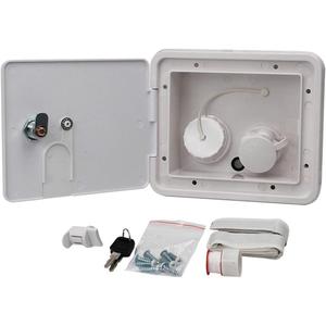 Gravity City Water Inlet Fill Dish Hatch Lock, for RV Trailer Cars Marine, Professional for Most Fresh Water Inlets on RV Motorhomes Caravans Boats