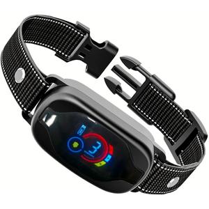 Screen Barking Device Charging Waterproof Pet Shock Collar Automatic Barking Intelligent Barking Manufacturers