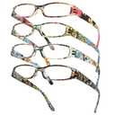 Gaoye 2.5 Readers for Women, Blue Light Blocking Reading Glasses, Stylish Reading Glasses for Women in 4 Patterns