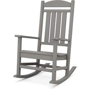 POLYWOOD Presidential Rocking Chair in Slate Grey