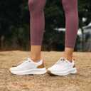 OrthoComfoot Women's Arch Support Orthopedic Walking Sneakers (Beige)
