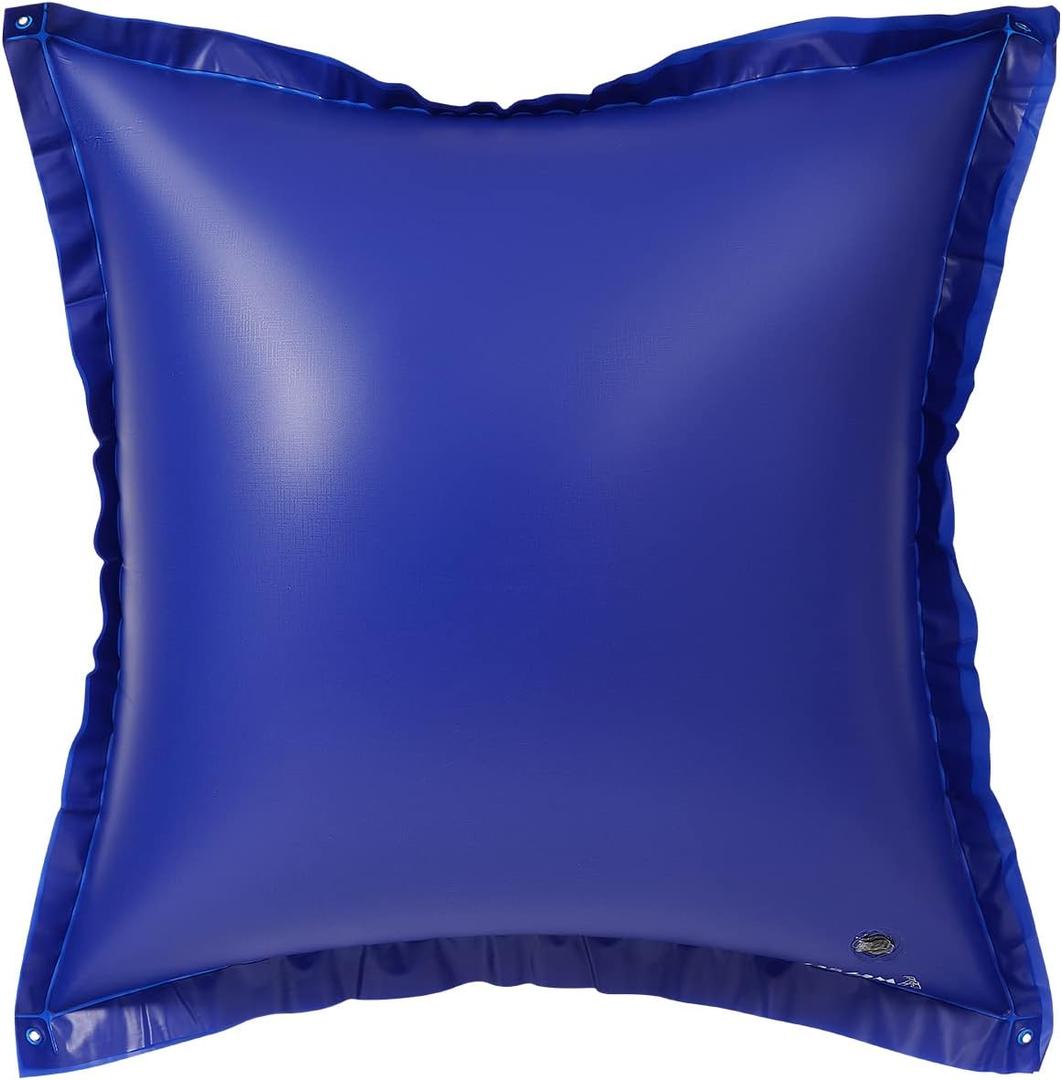 USHMA Pool Pillows for Above Ground Pools, 4x4 Ft Cold Resistant Pool Pillow for Winterizing | Durable PVC Air Winter Pool Pillow for Closing Winter Above Ground, Rope Included