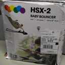 Bouncer Seat for Babies 0-12 Months, Baby Bouncer for Breathable and Comfortable Cushion, Three Height Adjustments, Baby Rocker Portable Folding and Detachable, Ergonomic Baby Seat (Brown beige)