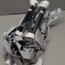 Portable Baby Chair with Removable Tray  Folding Booster Seat for Toddlers 6 Months to 3 Years, Lightweight Travel Highchair for Camping, Beach, Outdoor & Dining Table Use Beige (Grey)