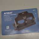 AFMAT 3 Hole Punch Heavy Duty, 40-Sheet Three Hole Punch, 50% Reduced Effort Metal Paper Puncher w/Large Chip Tray (Black)