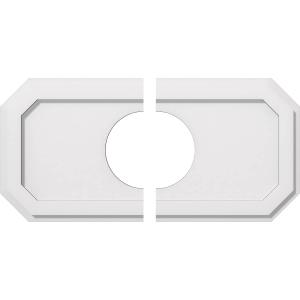 Ekena Millwork CMP26X13ED-07000 Emerald Architectural Grade PVC Contemporary Urethane Ceiling Medallions 26"W x 13"H x 7"ID x 9"C x 1"P