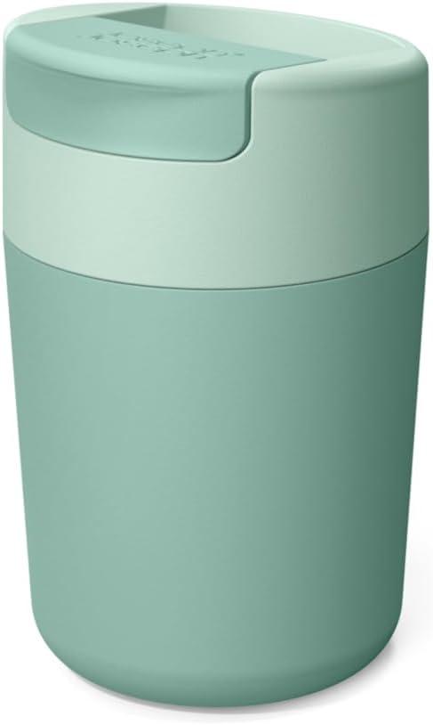 Joseph Joseph Sipp Travel Coffee Mug with Flip-top Cap - 12 fl. oz - Green