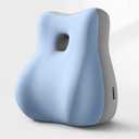 Wedge Pillow Couples, Discreet Wedge Pillow for Couples, BedHead pad Stress for Intimacy Support, Firm Foam Pillow with Washable Cover (Blue)