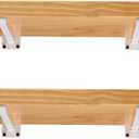 White Shelf Brackets 12 Inch, Heavy Duty Wall Mounted Metal Shelving Bracket, Decorative Floating Industrial Iron Brackets for Shelves, Set of 4