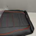 IKABEVEM Seat Covers Fit for Chevy Chevrolet Colorado : 2015-2022 Crew Cab Extends Cab Z71 LT ZR2 Work Truck Front Pickup Faux Leather Car Seat Covers (2PCS Front,Redline)