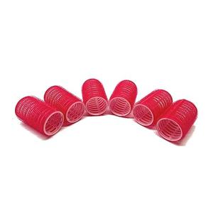 Self Hair Grip Curlers Rollers Pro Salon Hairdressing (Red)