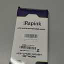 Rapink RJ45 Keystone Jack Cat6 10G Support, Keystone Jacks UTP 25 Pack for Wall Plate and Patch Panel, Rj45 Keystone 90 Degree Black Color for Cat6, Cat5e, Cat5 Cabling