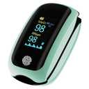 Pulse Oximeter Rechargeable, Blood Oxygen Monitor, Pulse Ooximeter with Respiratory, Respiration Rate Monitor, Oximetry for Sports Aviation Use Only (Green)