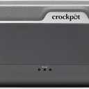 Crock-Pot 28-Ounce Mini Electric Heated Lunch Box, Portable Food Warmer, Perfect for Travel, Car, On-the-Go, Keeps Food Warm, Spill-Free, Dishwasher-Safe, Ideal Gift for Men and Women, Gray