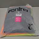 FONIRRA Safety Reflective Shirts for Men High Visibility Long Sleeve ANSI Class 3 Hi Vis Construction Work T Shirts with Hood (S)