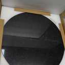 Black Marble Lazy Susan for Kitchen Counter, 16'' Marble Turntable for Dinning, Lazy Susan Organizer for Cabinet, Serving Rotation Spinning Tabletop Organizer Swiveling, Spice Rack Storage