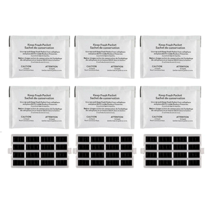 6pcs W10346771A Produce Preserver and 3pcs W10311524 Air Filter Compatible with Whirlpool KitchenAid Refrigerator
