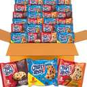 CHIPS AHOY! Cookies Variety Pack, Original Chocolate Chip, Chewy Chocolate Chip with Reese's Peanut Butter Cups & Chewy Hershey's Fudge Filled Soft Cookies, 50 Snack Packs Exp. 14/FEB/2026
