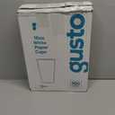 GUSTO [16 oz.- 100 Pack Paper Hot Cups, Coffee Cups - White (Formerly Comfy Package)