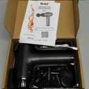 Massage Gun Deep Tissue, Handheld Electric Muscle Massager, High Intensity Percussion Massage Device for Pain Relief with 9 Attachments & 30 Speed(Black)