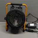 Greenhouse Heater with Digital Thermostat, 1500W Electric Outdoor Heaters for Patio, Fast Heating, Overheat Protection, Dustproof Design for Grow Tent, Green House, Flower Room, Yellow-Black