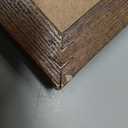 Wood 24x24 Picture Frame with 20x20 Mat Deep Brown, Display 20x20 with Mat or 24x24 without Mat, Wood 24 by 24 Photo Frame, 24 x 24 Frame for Wall Hanging Display, Deep Brown