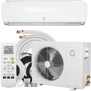 GarveeHome SEER 19 12000BTU 115V Mini Split Air Conditioner | Energy-Efficient Inverter AC System with Remote Control & Easy Installation Kit for Rooms Up to 750 Sq.Ft