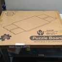 1500 Pieces Rotating Plastic Puzzle Board with Drawers and Cover, 35"x27" Portable Spinning Jigsaw Puzzle Table for Adults, Upgraded Lazy Susan, Ideal Gift for Mum