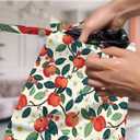 4 Pack Cute Fruit Wet Bag Waterproof Washable Reusable Wet Dry Bag for Swimsuit Clothes Cloth Diaper Travel Beach Pool Yoga Gym Toiletries Travel Beach Essentials Strawberry Orange Apple