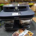 Ninja Crispi DualZone Glass Countertop Air Fryer, Cyberspace, DD101BL1 | 6-in-1, Air fry, bake, dehydrate, max crisp, roast, recrisp, 1785W, 450F max, 2x4Qt glass containers