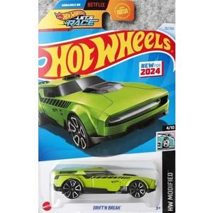 Hot Wheels Drift'n Break Green HW Modified Number 35 