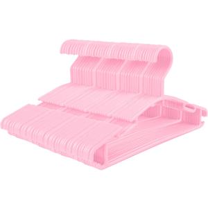 GoodtoU Baby Hangers Plastic - Kids Hanger Bulk Toddler Hangers 60 Pack Hanger for Toddler Children Pink