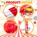 Threan Circus Inflatable Limbo Game for Kids Adults Toddlers Carnival Theme Party Enhance Family Bonding for Indoor Outdoor Birthday Picnic Pool