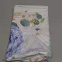 7x5ft Mr and Mrs Floral Backdrop for Bridal Shower Blue and White Flowers Photography Background Hearts Geometric Couple Wedding Party Decorations Bride to Be Engagement Banner Props