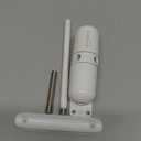 Safety Spring Door Closers, Adjustable Closing Door Hinge, Automatic Stopper Fire Rated, to Convert Hinged Doors to Self Closing Doors - White