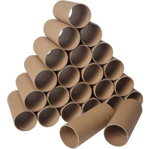 30 Pack Craft Rolls - Thick Cardboard Tubes for Crafts - Round Tubes - Cardboard Tubes For Crafts - Craft Tubes - Craft Round Tubes - Paper Tube for Crafts - 1.57 x 3.9 inches - Brown
