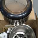 SHARDOR Electric Super Silent Blade Coffee Grinder, Timed Grind Control Rotary Knob, Adjustable Coarse to Fine for Coffee Beans, Spices & Herbs, with 2 Removable Stainless Steel Bowl, White