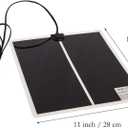 Reptile Heating Mat with Temperature Adjustment, Waterproof Reptile Heat Pad Under Tank Terrarium Heater for Amphibians, Small Animals, Seeding (14W - 11 x 11 in)