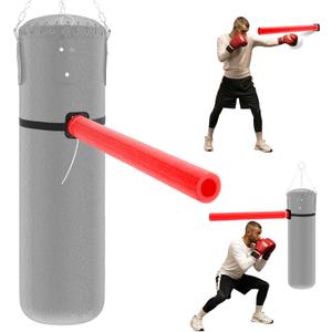 LEIFIDE 2 Pack Slip Stick Boxing Slip Bag Foam Attachment for Punching Bag Head Movement Training Dodging Boxing Bar for MMA Defense Reflex Training Equipment Punches Practice Accessories Home Gym