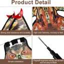 Bird Hawk Flying Kite with Pole Crop Protector Bird Scare Flying Kite with 4m Pole Has The Effect of Scaring Birds