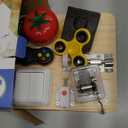 Busy Board for Toddler Kid Early Development, Fidget Sensory Learning Motor Skills Montessori Toy for Age 3 4 5, Busy Pad Fidget Spinner Travel Toy Birthday Gifts Educational Activities for Boy Girl