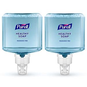 PURELL Brand HEALTHY SOAP Gentle and Free Foam, Fragrance Free, 1200 mL Refill for PURELL ES8 Automatic Soap Dispenser (Pack of 2) - 7772-02 - Manufactured by GOJO, Inc.