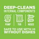 Affresh Dishwasher Cleaner, Helps Power Away Odor Causing Bacteria, Limescale, Mineral Deposits & Grime Inside Pump, Tub & Hoses, 6 Tablets, 6 Month Supply