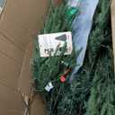 6.5ft Prelit Artificial Christmas Tree with 2368 PE PVC Tips, Premium Pre-Lit Holiday Xmas Tree with 300 UL Incandescent Lights, Metal Hinges & Foldable Base for Home Office Party, Green