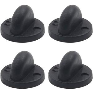 100 Pieces Rubber Pin Backs Butterfly Clutch Rubber Pin Backs Butterfly Clutch Backings Pin Cap Replacement for Badges Lapel Pin, Black