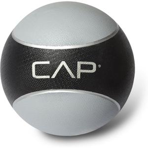 CAP Barbell Rubber Medicine Ball, 12 lb, Gray