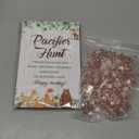 Thyle 51 Pcs Woodland Animals Pacifier Hunt Baby Shower Games Forest Animal Baby Shower Game Decoration Include Hunt Sign and Acrylic Pacifiers Woodland Themed Gift Sets for Gender Reveal Party Decor (Brown)